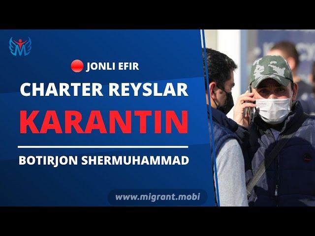 CHARTER REYSLAR VA KARANTIN