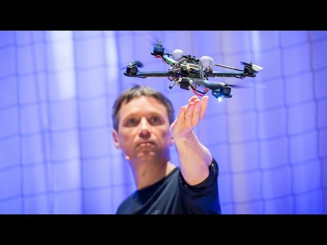 The astounding athletic power of quadcopters | Raffaello D'Andrea