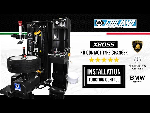 XBoss Tire Changer | Installation, Assembly, and Function Control