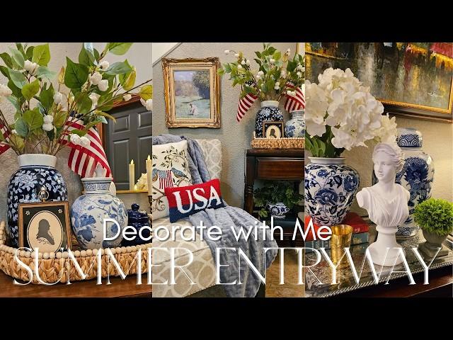 EARLY SUMMER DECORATE WITH ME - ENTRYWAY HOME DÉCOR | Decorating Inspiration & Ideas –2024