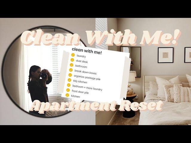 Clean With Me - Apartment Reset | Cleaning Motivation | Hey Hannah Lee