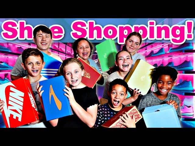 Shoe Shopping For 10 Kids! | Back To School Time!