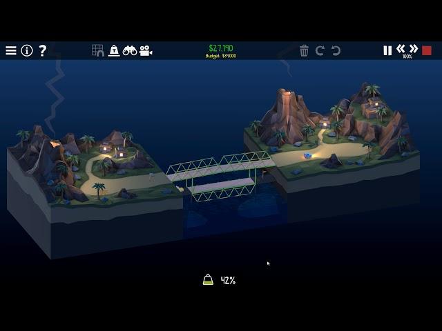 Poly Bridge 2 2-08: Split Level