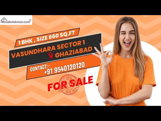 1 BHK Flat For Sale | Vasundhara sector 1 | Ghaziabad | Resaleadvisor.com