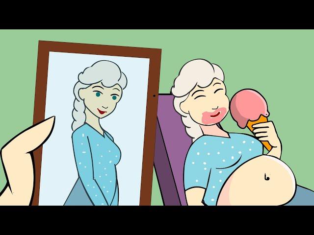 Disney Princess Frozen As Chubby  - Funny Animation