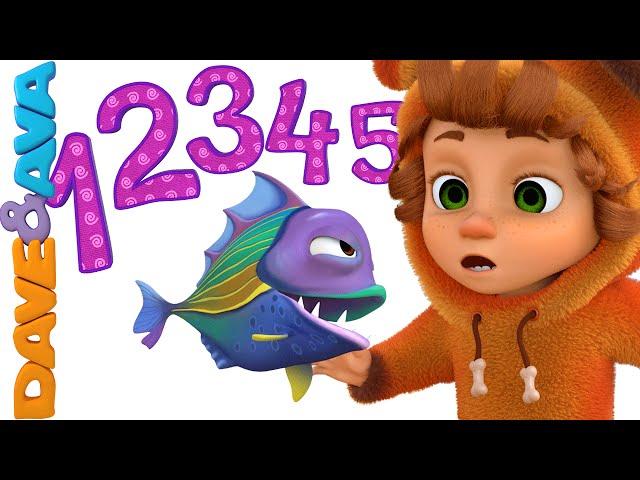 12345 Once I Caught a Fish Alive | Nursery Rhymes and Baby Songs from Dave and Ava