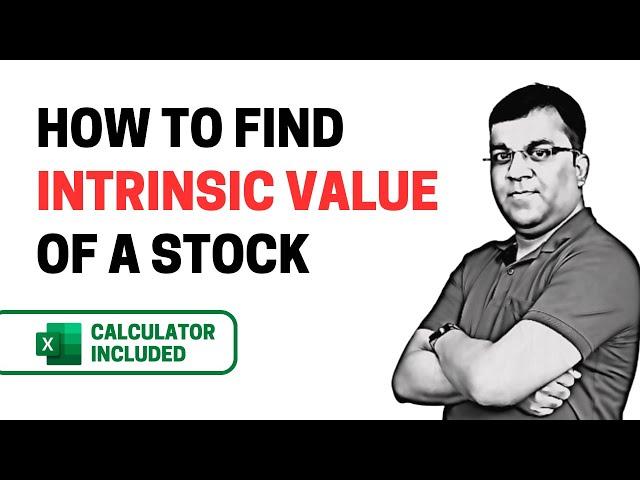 How to Find Intrinsic Value of a Stock | Excel Calculator | Calculate Intrinsic Value of Infosys