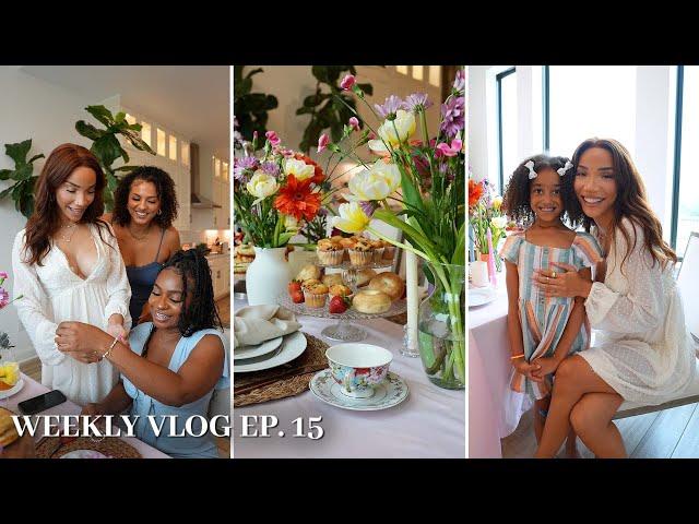 Hosting a Spring Tea Party Brunch for the Girls! | RAY'S WEEK S3