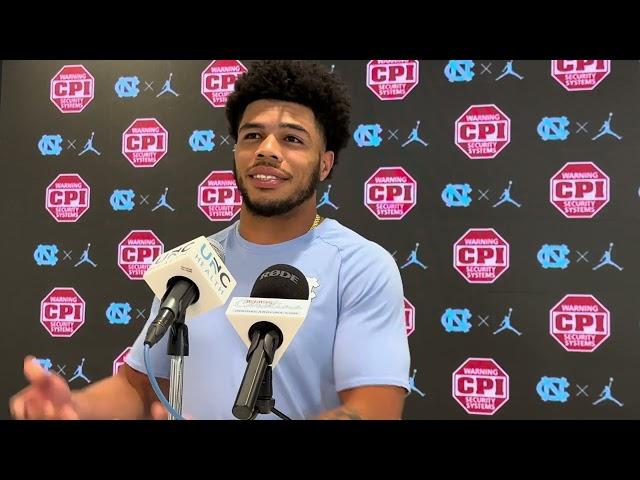 UNC Alijah Huzzie Game Week Press Conference: Pitt | Inside Carolina Interviews