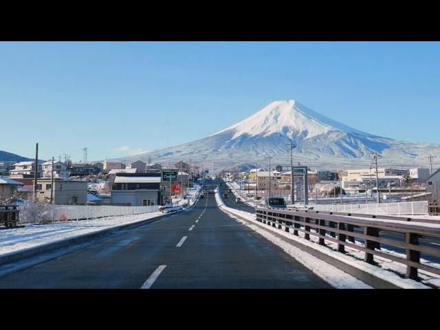 Japan Scenic Drive 4K | Central Tokyo to Mt. Fuji