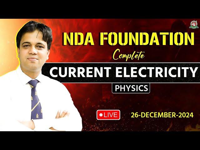 NDA with Boards I PhysicsCurrent Electricity Part - 2 "LIVE"Class | Physics Tutorial 2024