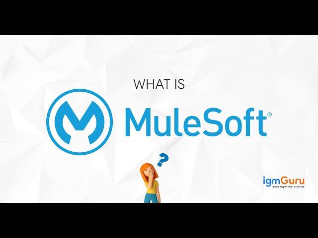 What is Mulesoft Tutorial for Beginners | Mulesoft Training | Mulesoft Course [Updated 2024]-igmGuru