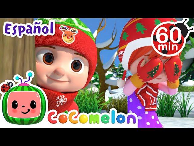 CoComelon en Español | Las escondidas en la nieve | Canciones Infantiles y de Cuna