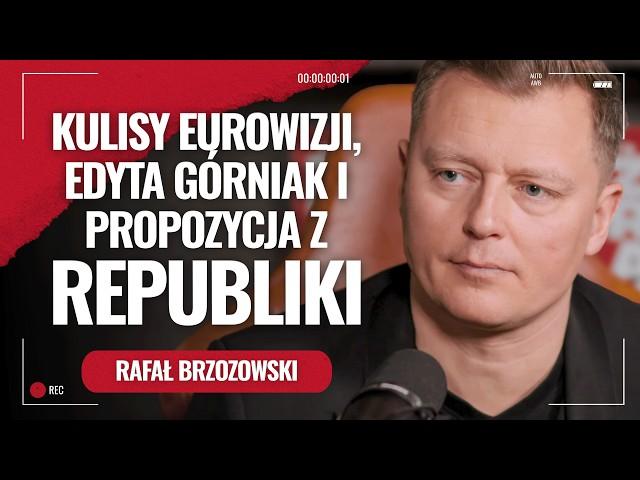 Rafał Brzozowski o Eurowizji, Edycie Górniak i propozycji z Republiki