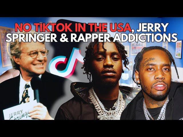 NO TIKTOK IN THE USA, JERRY SPRINGER & RAPPER ADDICTIONS + MORE  | 90s Baby Live Stream