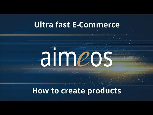 Aimeos - How to create regular products for e-commerce