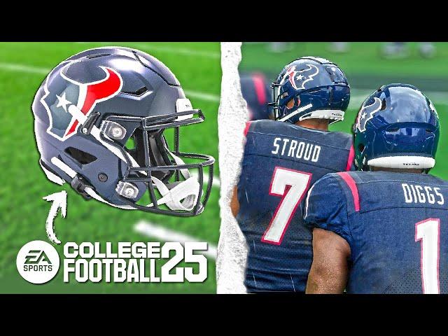 How To Put The Houston Texans In College Football 25!