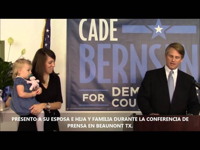 CADE BERNSEN CANDIDATO A LA SILLA DEMOCRATA DEL CONDADO JEFFERSON..Lavoznews.tv