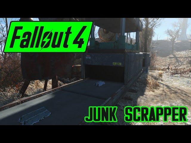 Fallout 4 - How to easily turn junk into raw components!