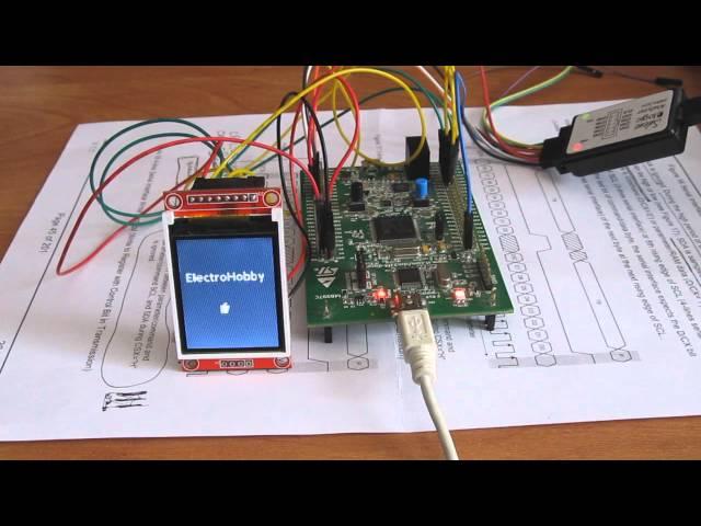 STM32CUBE   STM32F4 + ST7735 TFT SPI LCD Module Test 3