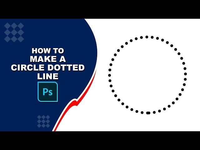 How to make a circle dotted line in photoshop