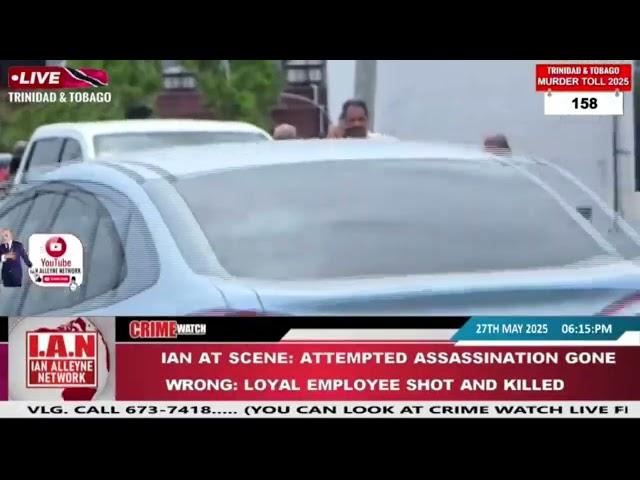 Employee killed in attempted hit on R&J Cell Tech heir — Ian at the scene of the brazen shooting