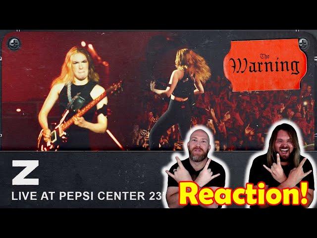 Musicians react to hearing The Warning - Z (Live from Pepsi Center CDMX)