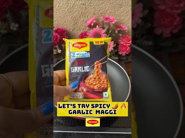  New Spicy Garlic Maggi Review ️ #foodreview#foodchallenge #trendingshorts#easyrecipe#foodshorts