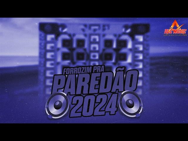 FORROZIM PRA PAREDÃO 2024, O MELHOR DO FORRÓ PRA PAREDÃO 2024  FORRÓ DE PAREDÃO 2024