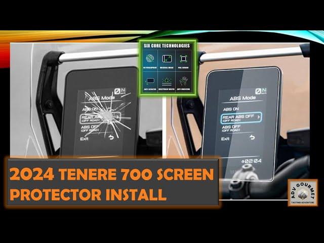 2024 Tenere 700 Dashboard Protector Install | ADV Gourmet Clips