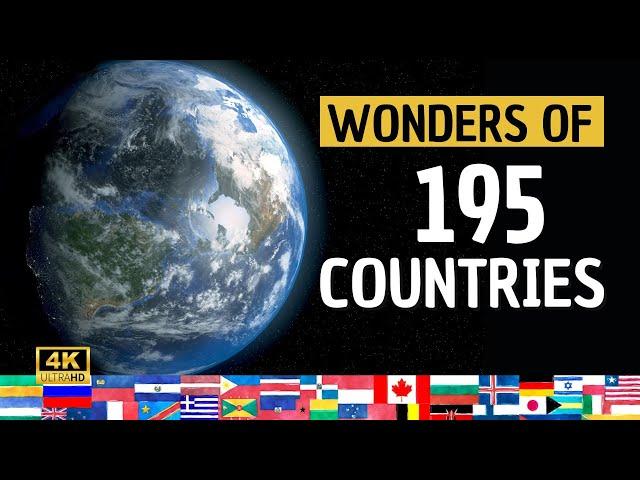 PART 1 | Discover the 195 COUNTRIES of the WORLD, PLACES and their TYPICAL FOODS