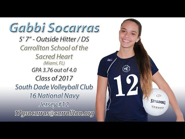 Gabbi Socarras - Volleyball Skills Video