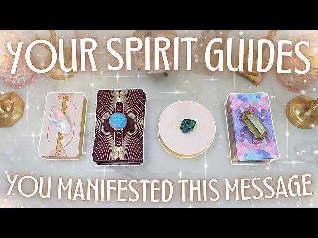 Your Spirit Guides REALLY Want You To Hear This Message 🪽 • PICK A CARD •