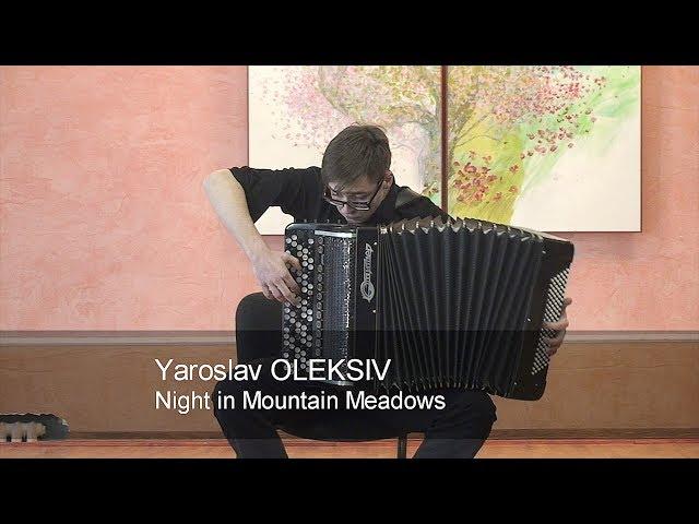 Oleksiv: Night in Mountain Meadows ACCORDION / Олексів: Ніч на полонині Puneyko Роман Пунейко баян