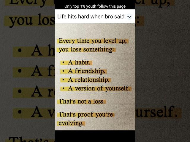 Every time you level up #growth #quotes #viralvideo #motivation #success #trueline #thoughts