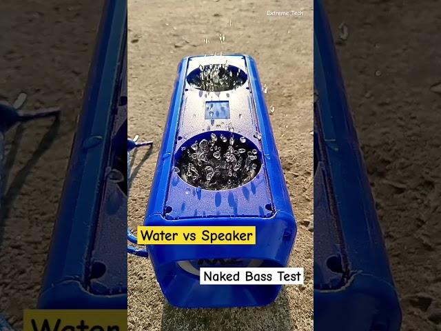 Water  vs Mz M415SP Portable Bluetooth Speaker Bass Test 
