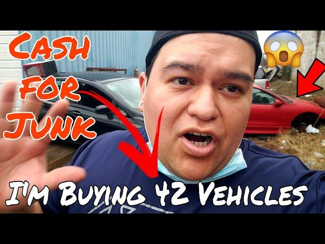 IM BUYING 42 JUNK CARS / SCRAP FOR CASH 