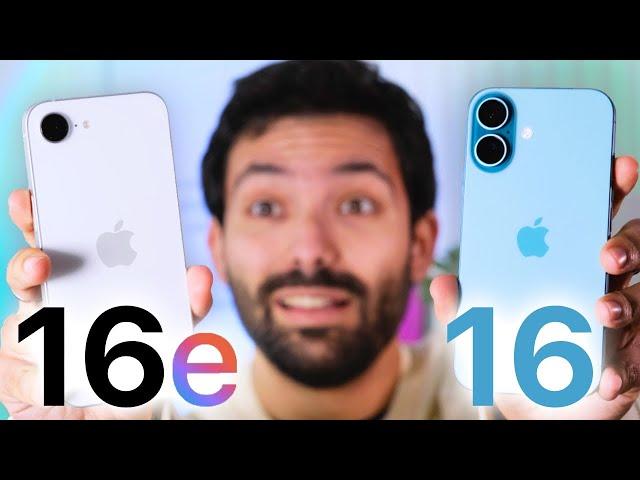 iPhone 16e vs iPhone 16 MEJOR de lo que crees 