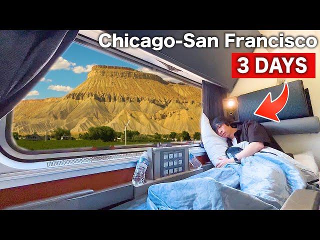 3 DAYS on America's Most Scenic Sleeper Train (Chicago→San Francisco) | Amtrak California Zephyr