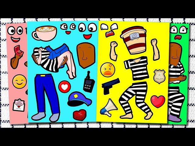 Brainrot x Sprunki | COPS x PRISONERS LOVE MOD | Ballerina Cappuccina Tung Tung Tung Sahur Assassino