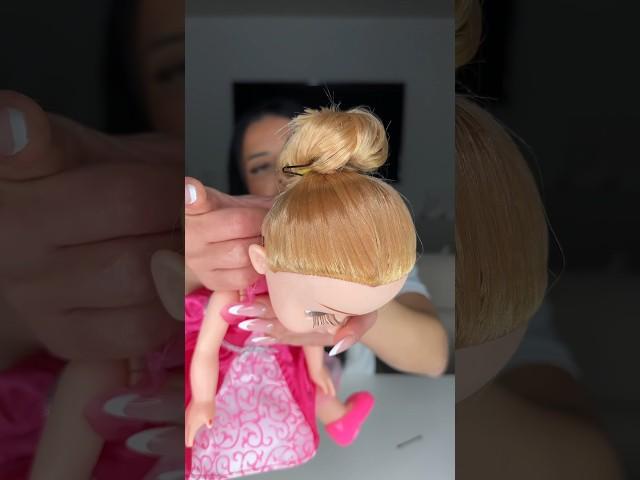 Part 2: The haunted doll  #doll #hairstyle #hair #haicut