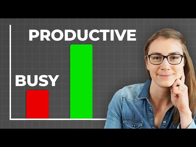 The ONLY 4 Things You Need to Become More Productive