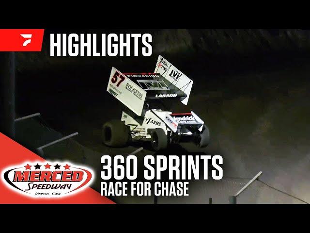 Race For Chase Double Features | 360 Sprints at Merced Speedway 11/24/24 | Highlights