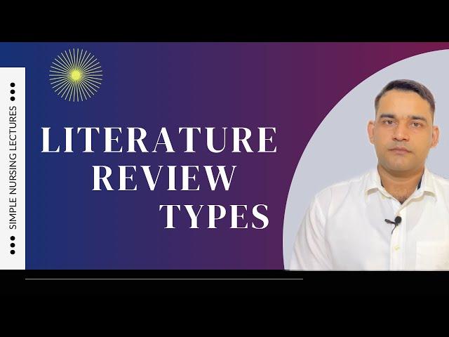 Types of literature review