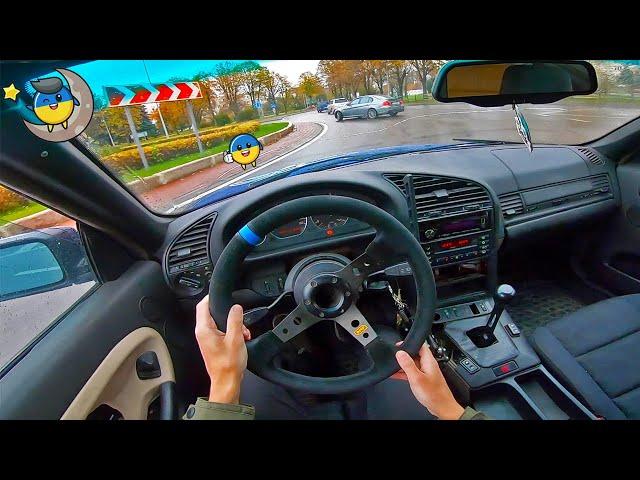 BMW E36 STREET DRIFT POV #21