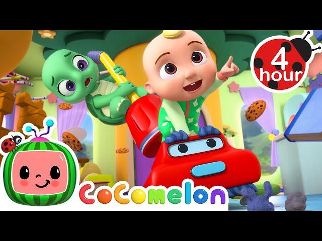 Clean Clean Vacuum Machine! | NEW Cocomelon - Nursery Rhymes | Fun Cartoons For Kids