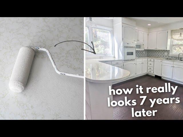 Painted Laminate Countertops: How they really look 7 years later