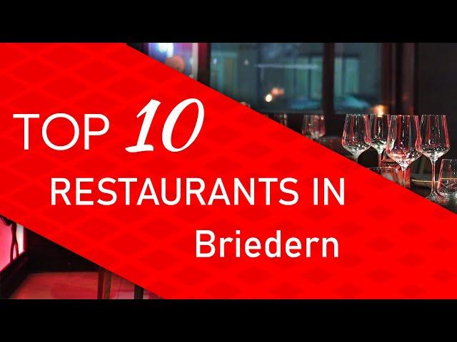 Top 10 best Restaurants in Briedern, Germany