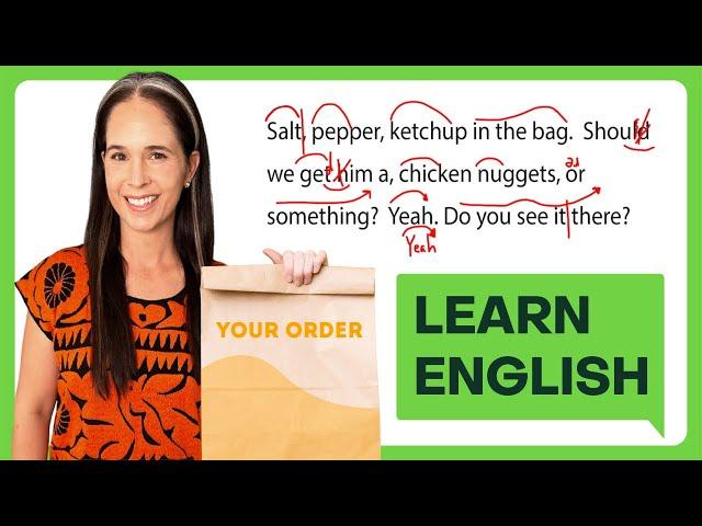 English Pronunciation: The Drive Thru!