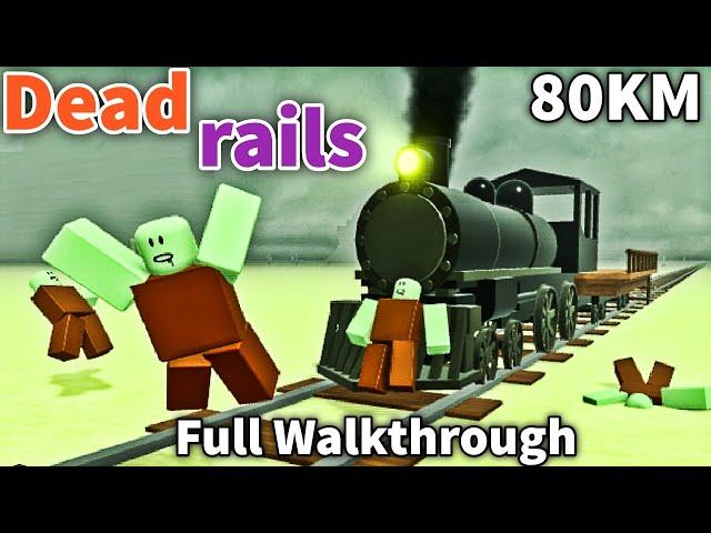 Dead Rails [Alpha] - 80 KM Travel (Full Gameplay) - Roblox